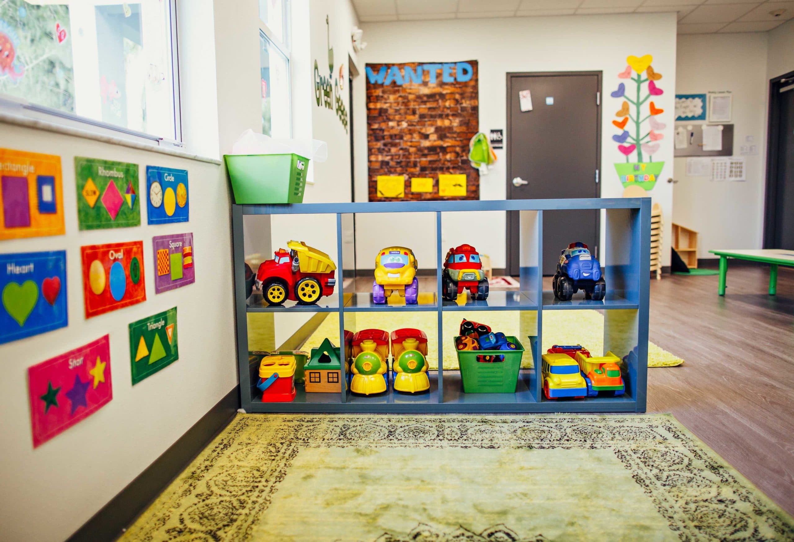 Toys on Shelf in Classroom at Bloom Academy